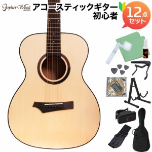 Gopher Wood Guitars ゴフェルウッドギターズ i110 アコースティックギター初心者12点セット アコースティックギター オーケストラボディ