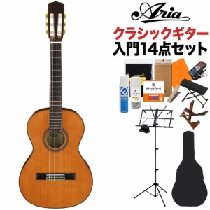 ARIA アリア A-20-58 クラシックギター初心者14点セット ミニクラシックギター 580mm 杉単板／サペリ A20-58