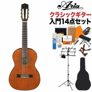 ARIA アリア A-20-53 クラシックギター初心者14点セット ミニクラシックギター 530mm 杉単板／サペリ A20-53