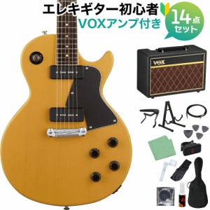 GrassRoots グラスルーツ G-LS-57 TVY エレキギター初心者14点セット【VOXアンプ付き】 レスポールスペシャル TVイエロー GLS57