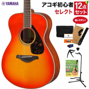 YAMAHA ヤマハ FS820 AB アコースティックギター 教本付きセレクト12点セット 初心者セット 