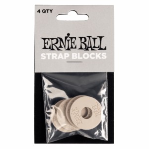 ERNiE BALL アーニーボール STRAP BLOCKS 4PK - GRAY ストラップブロック P05625