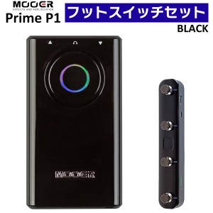 MOOER ムーア Prime P1 BK + GWF4 フットスイッチセット 超小型マルチエフェクター エレキギター・ベース・エレアコ対応 