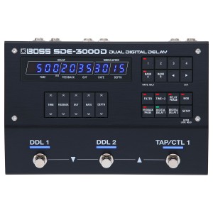 BOSS ボス SDE-3000D デュアルデジタルディレイ 【名機 SDE-3000を再現】 DUAL DIGITAL DELAY