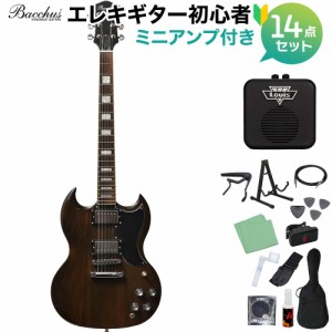 Bacchus バッカス MARQUIS-STD A-CHG エレキギター初心者14点セット 【ミニアンプ付き】 グローバルシリーズ 