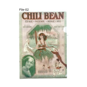 KIWAYA キワヤ File-02 ウクレレコード付クリアファイル CHILI BEAN 