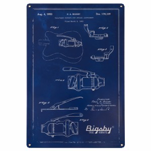 Bigsby ビグスビー BLUEPRINT TIN SIGN ティンサイン 