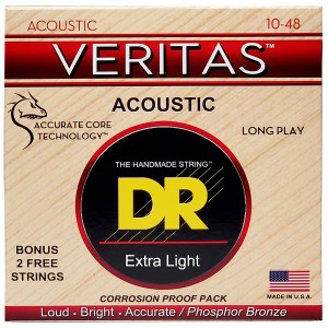 DR VERITAS VTA-10 Extra Light 010‐048 アコースティックギター フォスファーブロンズ弦【ディーアール ヴェリタス】 