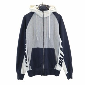 パレス 長袖 ジップパーカー M グレー PALACE スウェット メンズ 240120