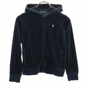 ラルフローレン 長袖 ジップパーカー 150cm ブラック系 RALPH LAUREN キッズ 240215