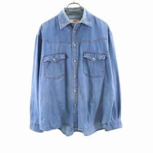 リーバイス 長袖 シャンブレー ウエスタンシャツ L Levi’s メンズ 240312