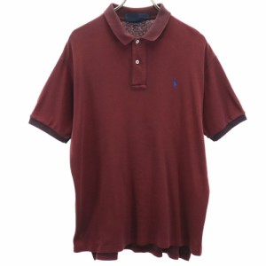 ポロバイラルフローレン 90s USA製 オールド 半袖 ポロシャツ XL ブラウン Polo by Ralph Lauren メンズ 240314