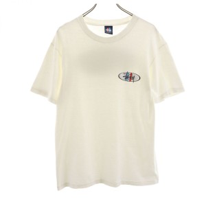 ステューシー 90s USA製 オールド 紺タグ 半袖 Tシャツ M ホワイト STUSSY メンズ 240315