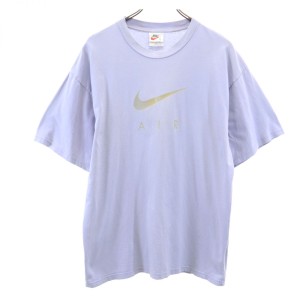 ナイキ 90s 00s 白タグ オールド 半袖 Tシャツ M ブルー系 NIKE メンズ 240317