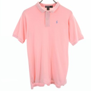 ポロバイラルフローレン 80s ヴィンテージ 緑タグ ボーイズ 半袖 ポロシャツ XL ピンク Polo by Ralph Lauren メンズ 240328