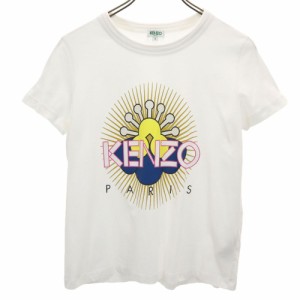 ケンゾー プリント 半袖 Tシャツ S ホワイト KENZO レディース 240330