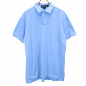 ポロバイラルフローレン 半袖 ポロシャツ L ブルー Polo by Ralph Lauren メンズ 240331