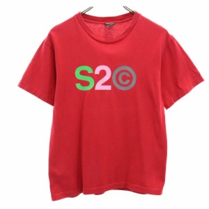 ステューシー 半袖 Tシャツ S 赤 STUSSY メンズ 240402