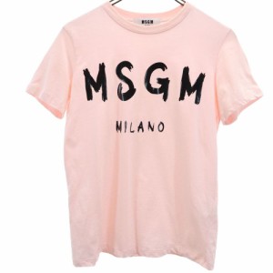 エムエスジーエム 半袖 Tシャツ S ピンク系 MSGM レディース 240403