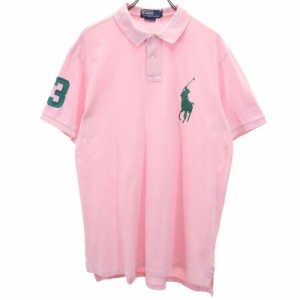 ポロバイラルフローレン 半袖 ポロシャツ XL ピンク Polo by Ralph Lauren メンズ 240403