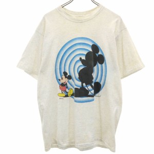 ソフィー 90s オールド プリント ミッキー 半袖 Tシャツ L グレー SOFFE’S Choice メンズ 240403