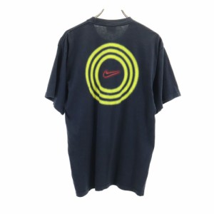 ナイキ 90s オールド バックプリント 半袖 Tシャツ M 黒 NIKE メンズ 240405