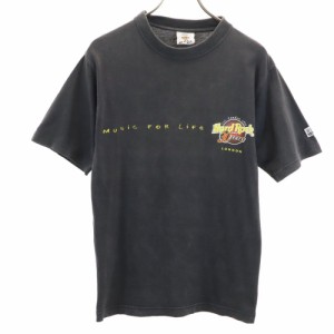 ハードロックカフェ 半袖 ワールドツアー Tシャツ S チャコールグレー HARD ROCK CAFE メンズ 240406
