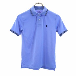 ポロラルフローレン パフォーマンス トレーニング 半袖 ポロシャツ 140cm ブルー系 POLO RALPH LAUREN PERFORMANCE キッズ 240407