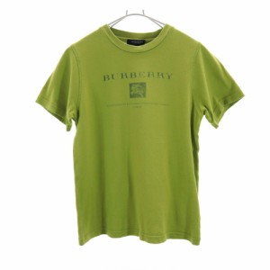 バーバリーロンドン 三陽商会 日本製 プリント 半袖 Tシャツ 130A グリーン系 BURBERRY LONDON キッズ 240407