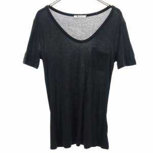 アレキサンダー ワン 半袖 Tシャツ XS ブラック ALEXANDER WANG ポケT メンズ 240408