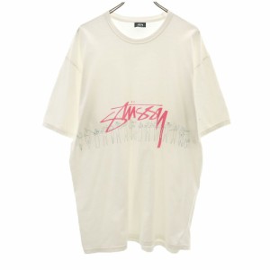 ステューシー 半袖 Tシャツ XL ホワイト STUSSY メンズ 240409