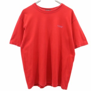 バーバリーブラックレーベル 三陽商会 半袖 Tシャツ 3 レッド BURBERRY BLACK LABEL メンズ 240410