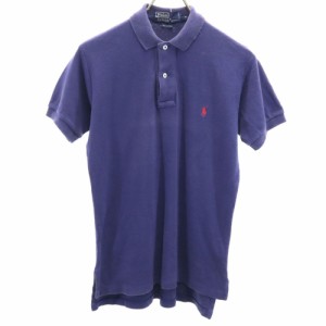 ポロバイラルフローレン USA製 半袖 ポロシャツ M ネイビー Polo by Ralph Lauren メンズ 240414