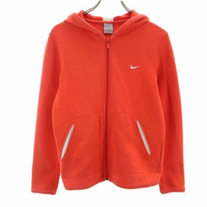 ナイキ 長袖 ジップパーカー M オレンジ系 NIKE レディース 240415