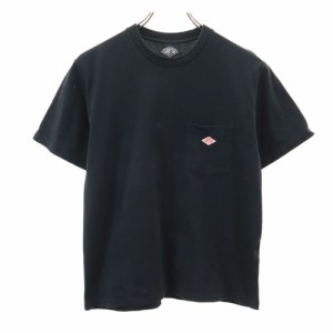 ダントン 半袖 Tシャツ 36 ブラック系 Danton ポケT メンズ 240417