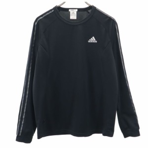 アディダス トレーニング 長袖 Tシャツ L ブラック adidas ロンT メンズ 240420