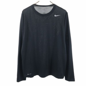 ナイキ トレーニング 長袖 ウェア M ブラック NIKE DRY-FIT メンズ 240422