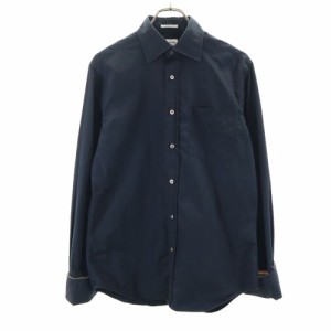 ポールスミス 長袖 ダブルカフス シャツ M ブラック Paul Smith メンズ 240423