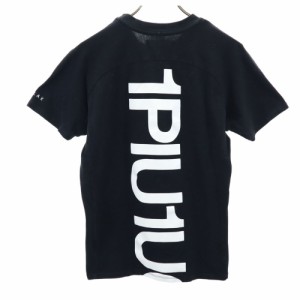 ウノピュウノウグァーレトレ バックプリント 半袖 Tシャツ M ブラック 1piu1uguale3 メンズ 240425