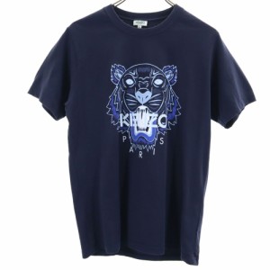 ケンゾー プリント 半袖 Tシャツ S ネイビー KENZO メンズ 240425