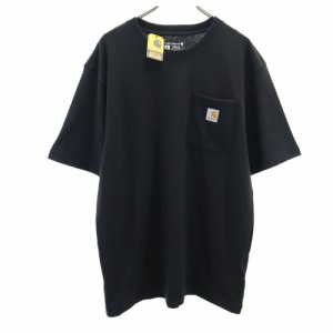 未使用 カーハート 半袖 Tシャツ M ブラック Carhartt ポケT タグ付き メンズ 240429