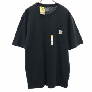 未使用 カーハート 半袖 Tシャツ M ブラック Carhartt ポケT タグ付き メンズ 240429