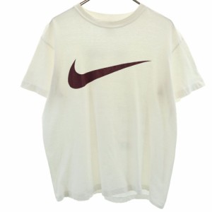 ナイキ 90s 00s  日本製 白タグ オールド 半袖 Tシャツ L ホワイト NIKE メンズ 240429