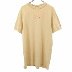 ナイキ プリント 半袖 Tシャツ L ベージュ系 NIKE メンズ 240503