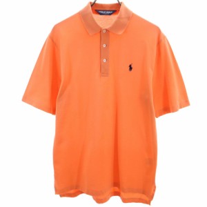 ポロラルフローレン ゴルフ 半袖 ポロシャツ M オレンジ系 POLO RALPH LAUREN GOLF メンズ 240503