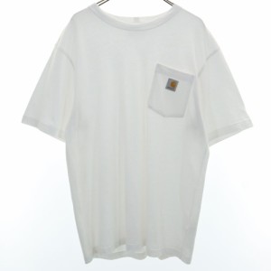 カーハート 半袖 Tシャツ M ホワイト Carhartt ポケT メンズ 240504