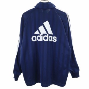 アディダス 日本製 バックプリント トレーニング トラックジャケット M ネイビー adidas ジャージ メンズ 240505