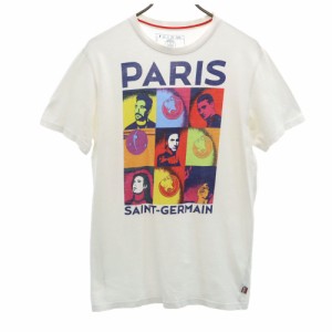 パリサンジェルマン プリント 半袖 Tシャツ S ホワイト Paris Saint-Germain メンズ 240506