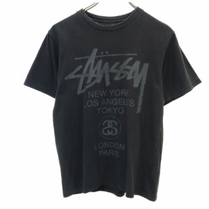 ステューシー 半袖 Tシャツ S ブラック STUSSY メンズ 240506