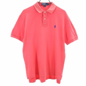 ポロバイラルフローレン 半袖 ポロシャツ S レッドピンク系 Polo by Ralph Lauren メンズ 240515